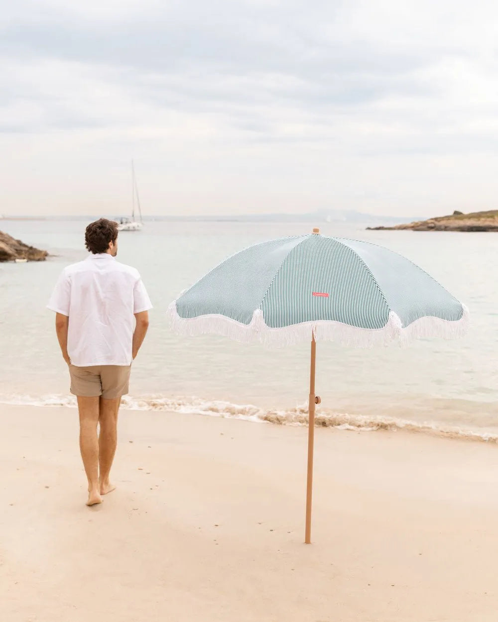 Sombrilla exterior verde - MARION - Flamingueo