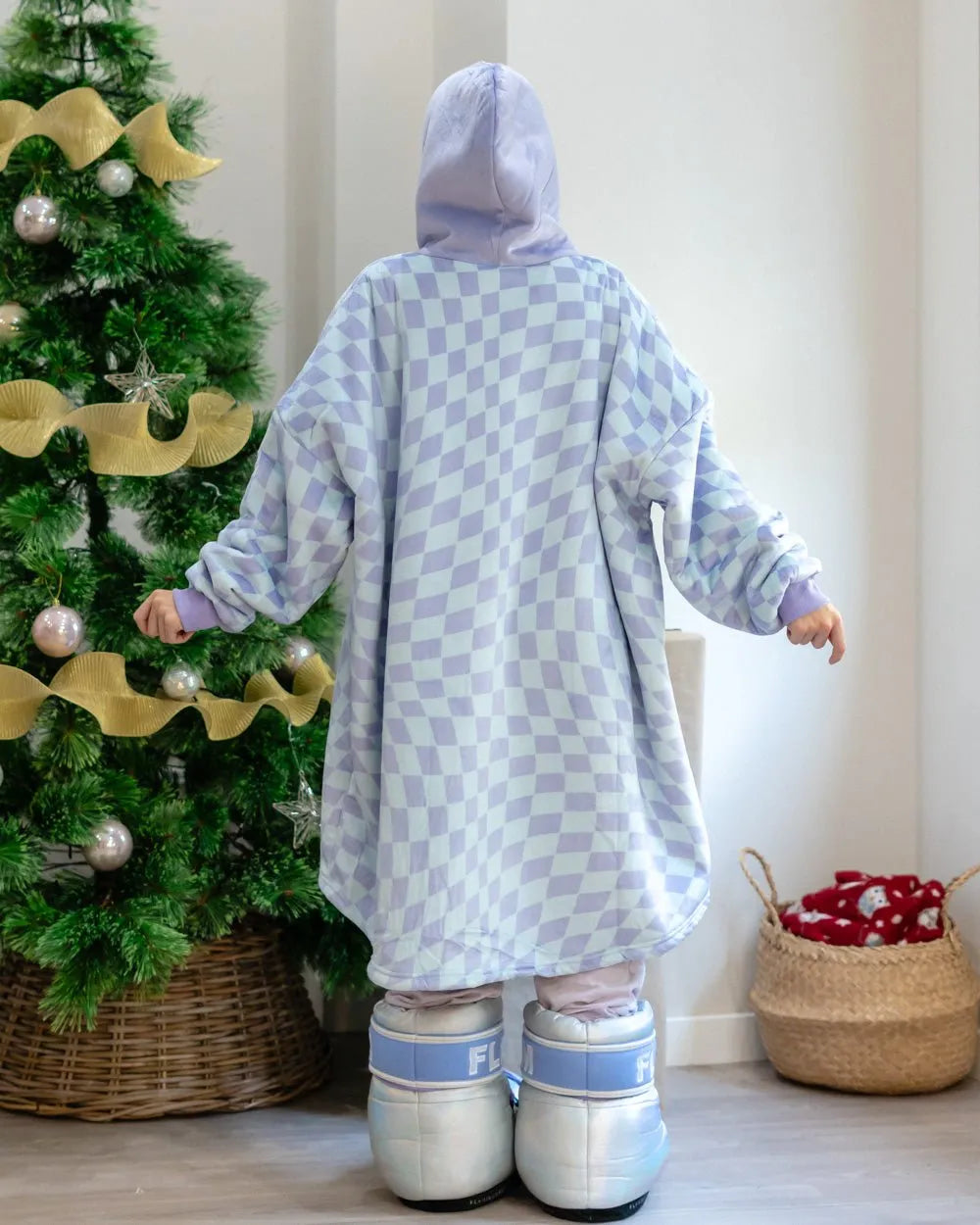 Sudadera Manta Cuadros - MAX - Flamingueo