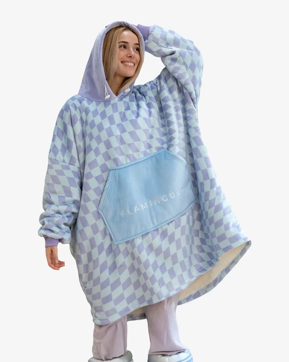 Sudadera Manta Cuadros - MAX - Flamingueo