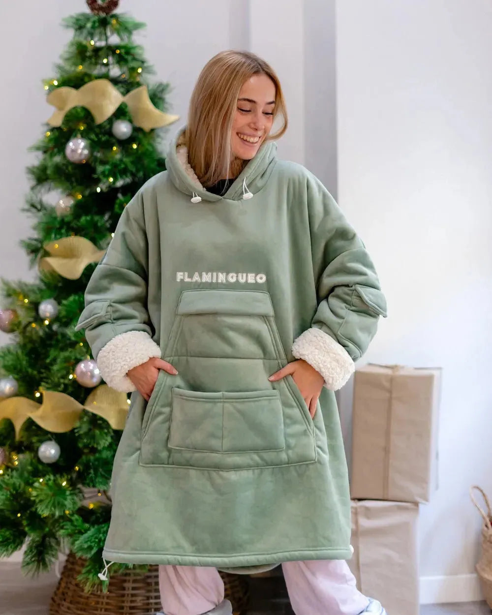 Sudadera Manta - HAGRID VERDE - Flamingueo