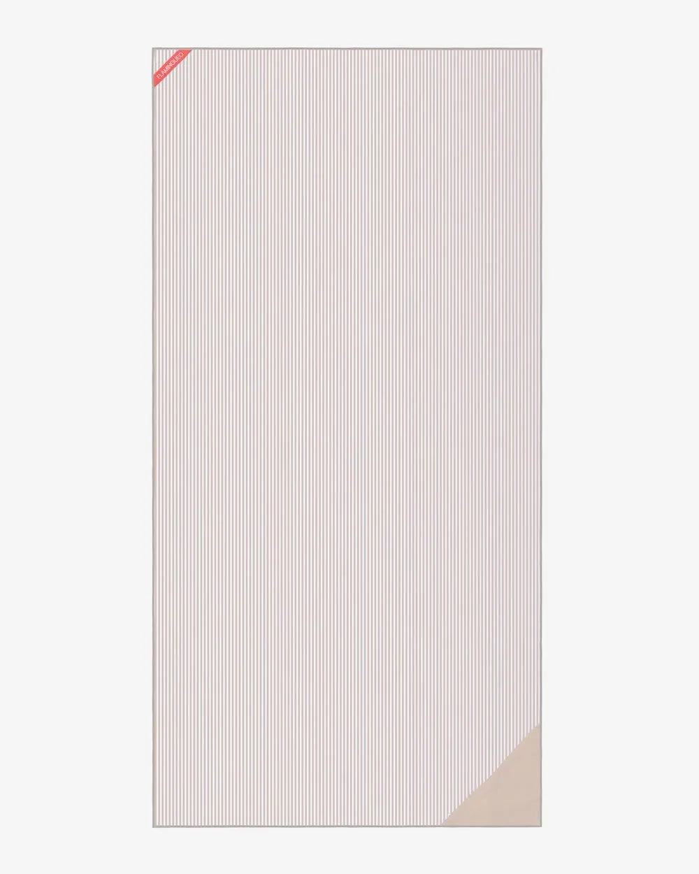 Toalla playa beige - PIPA - Flamingueo