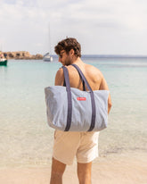 Tote bag azul marino - BRUNY - Flamingueo