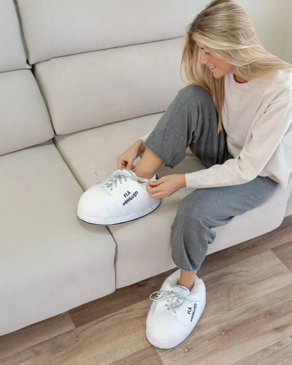 Zapatillas de andar por casa - BELLE - Flamingueo