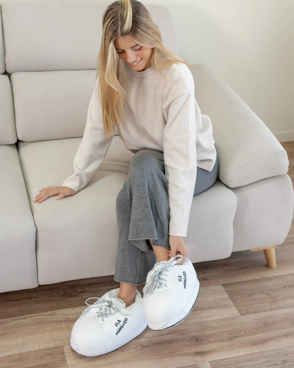 Zapatillas de andar por casa - BELLE - Flamingueo