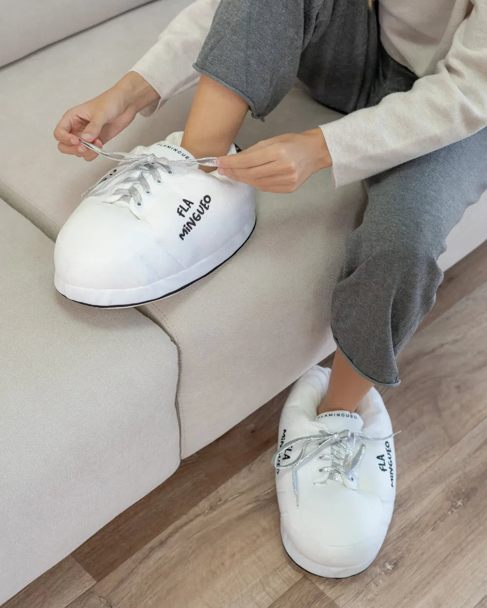 Zapatillas de andar por casa - BELLE - Flamingueo