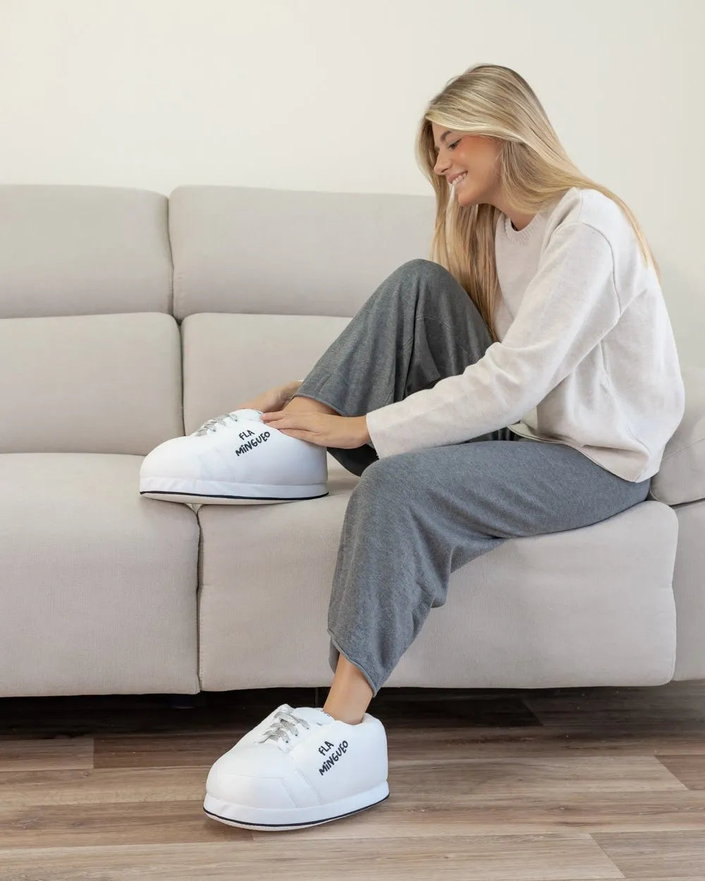 Zapatillas de andar por casa - BELLE - Flamingueo