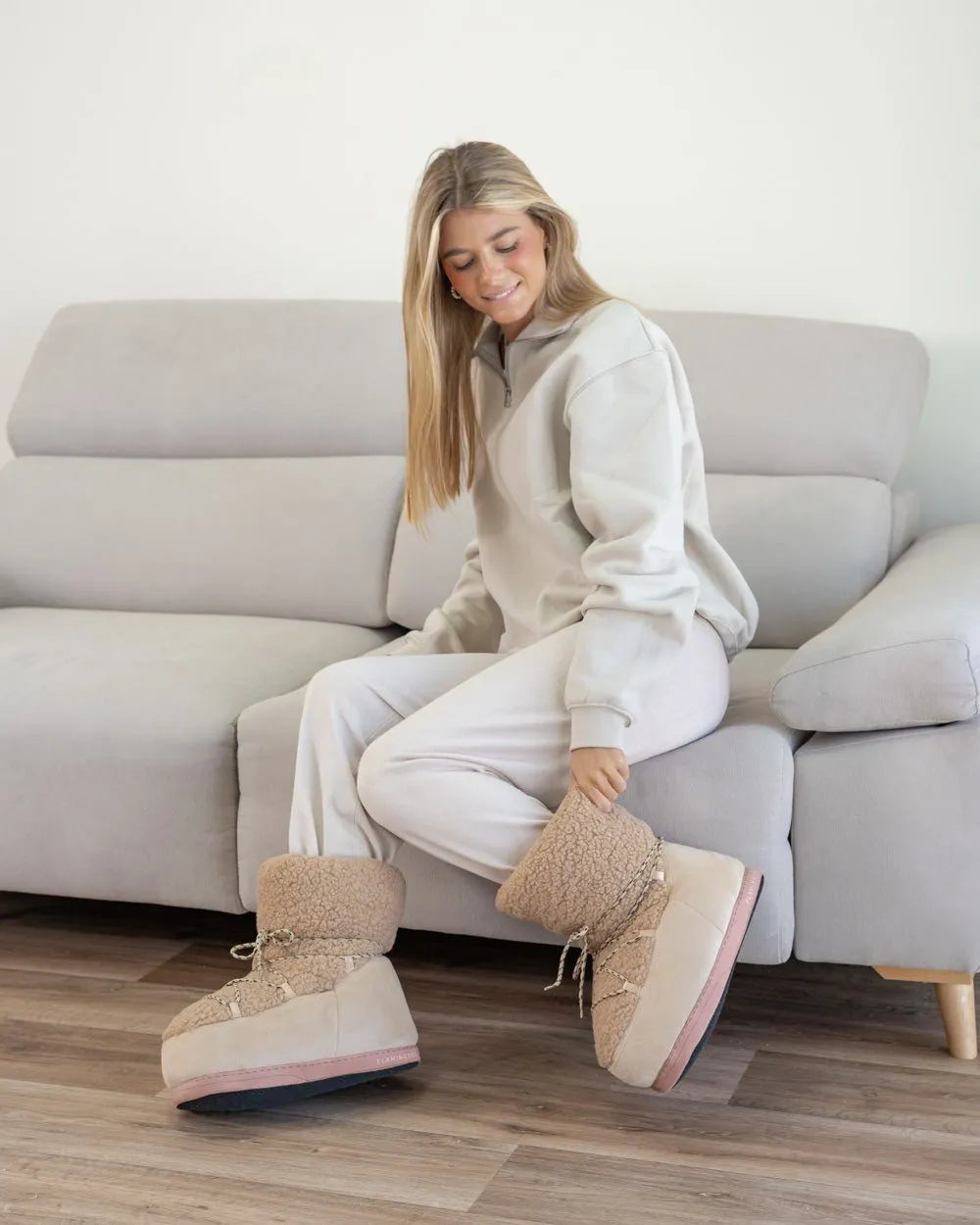 Zapatillas de andar por casa - LAMBIE - Flamingueo