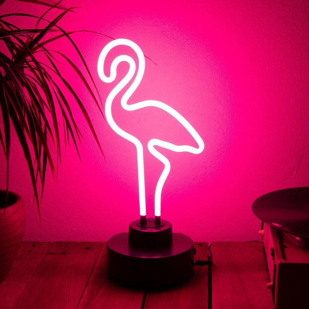 HULIO - Neon con forma de flamenco - Flamingueo