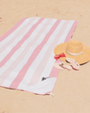 Toalla playa rayas rosa - SIDNEY