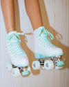 Patines 4 ruedas blancos con detalles verdes - MALIBU