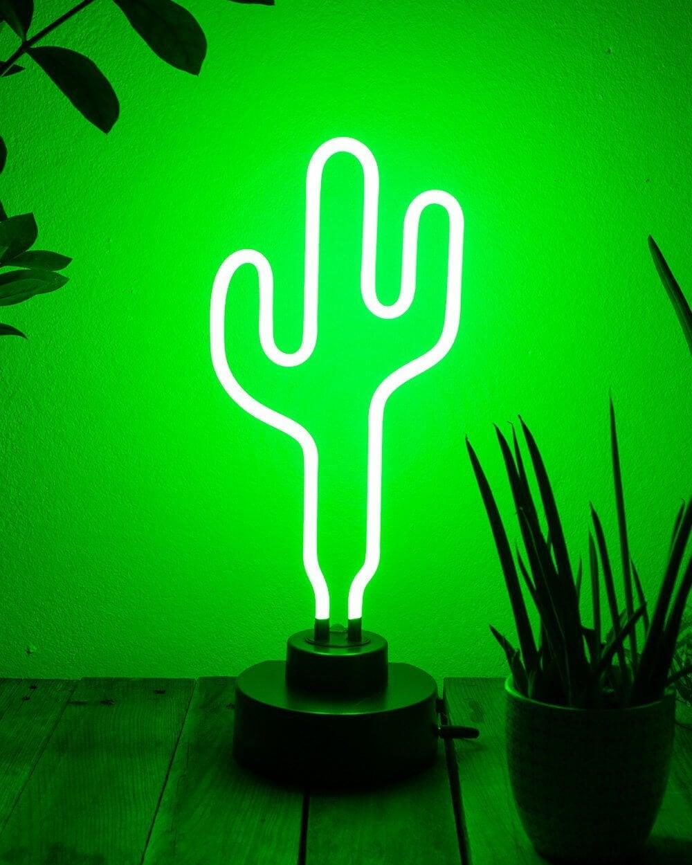 BAMBÚ - Neon con forma de cactus - Flamingueo