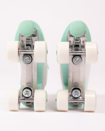ruedas patines verde y blancos