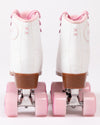 Patines 4 ruedas blancos con detalles rosas - RODEO