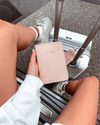 FLY GIRL - Funda pasaporte y etiqueta de equipaje - Flamingueo