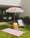 Sombrilla playa y terraza rosa - BRISBANE