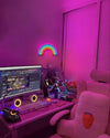 Neón led de arco iris para pared