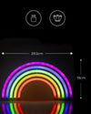 Neón led de arco iris para pared