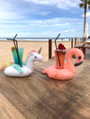 BEBITO - Pack de 3 Flotadores de flamenco posavasos - Flamingueo
